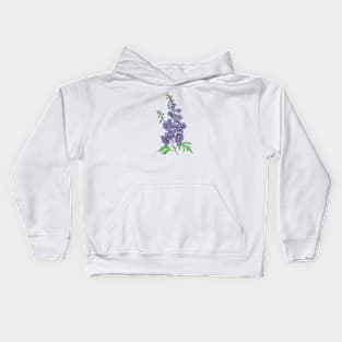 Delphinium Kids Hoodie